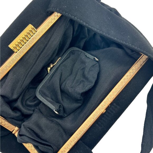 Vintage Gold Circle Hang Bag - Picture 8 of 9